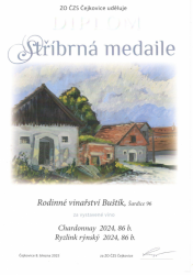 Stříbrná medaile - Čejkovice 2025