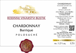 Chardonnay, barrique, polosuchý