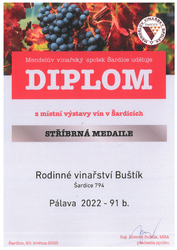 Stříbrná medaile - Šardice 2023